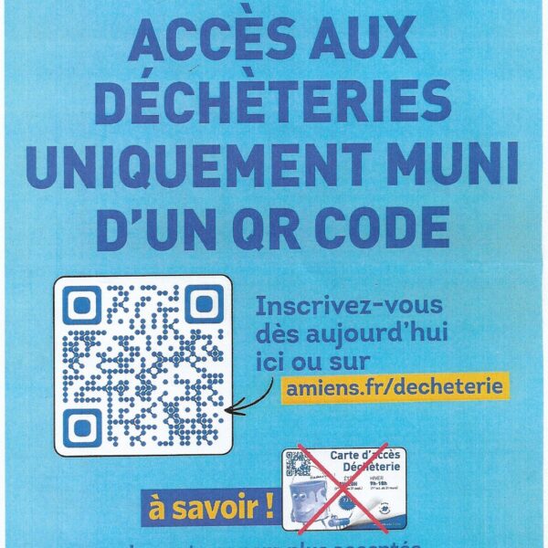 Accès aux déchèteries à compter du 15 mars 2025