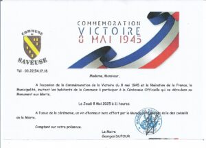 Lire la suite à propos de l’article CÉRÉMONIE DU 8 MAI