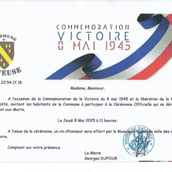 CÉRÉMONIE DU 8 MAI