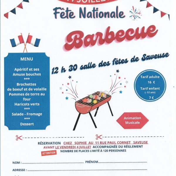 BARBECUE DU 14 JUILLET