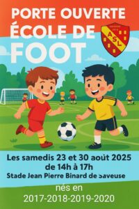 Read more about the article Porte ouverte École de foot