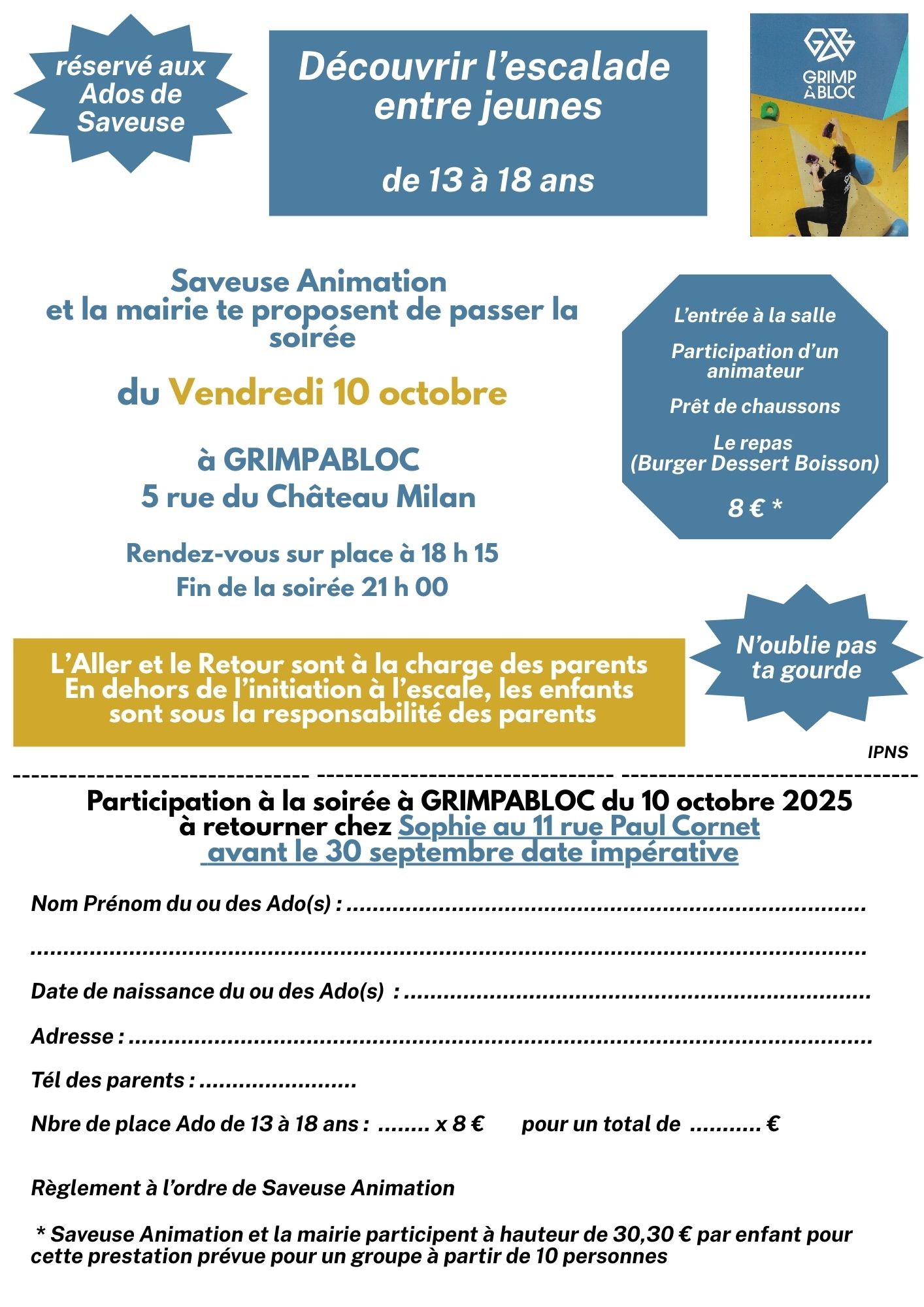 You are currently viewing Soirée Escalade pour les Adolescents