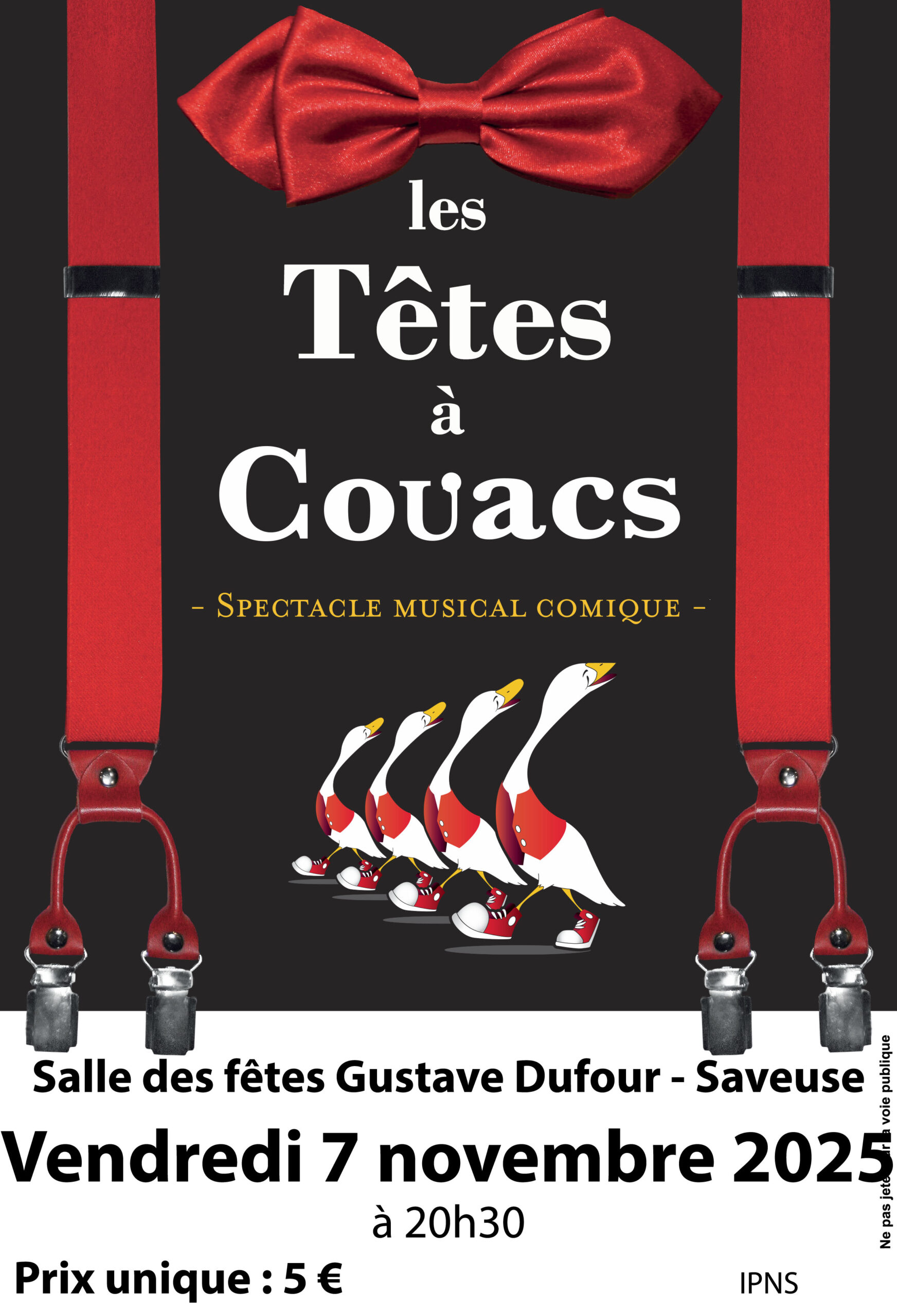 Read more about the article Spectacle musical comique le 7 novembre