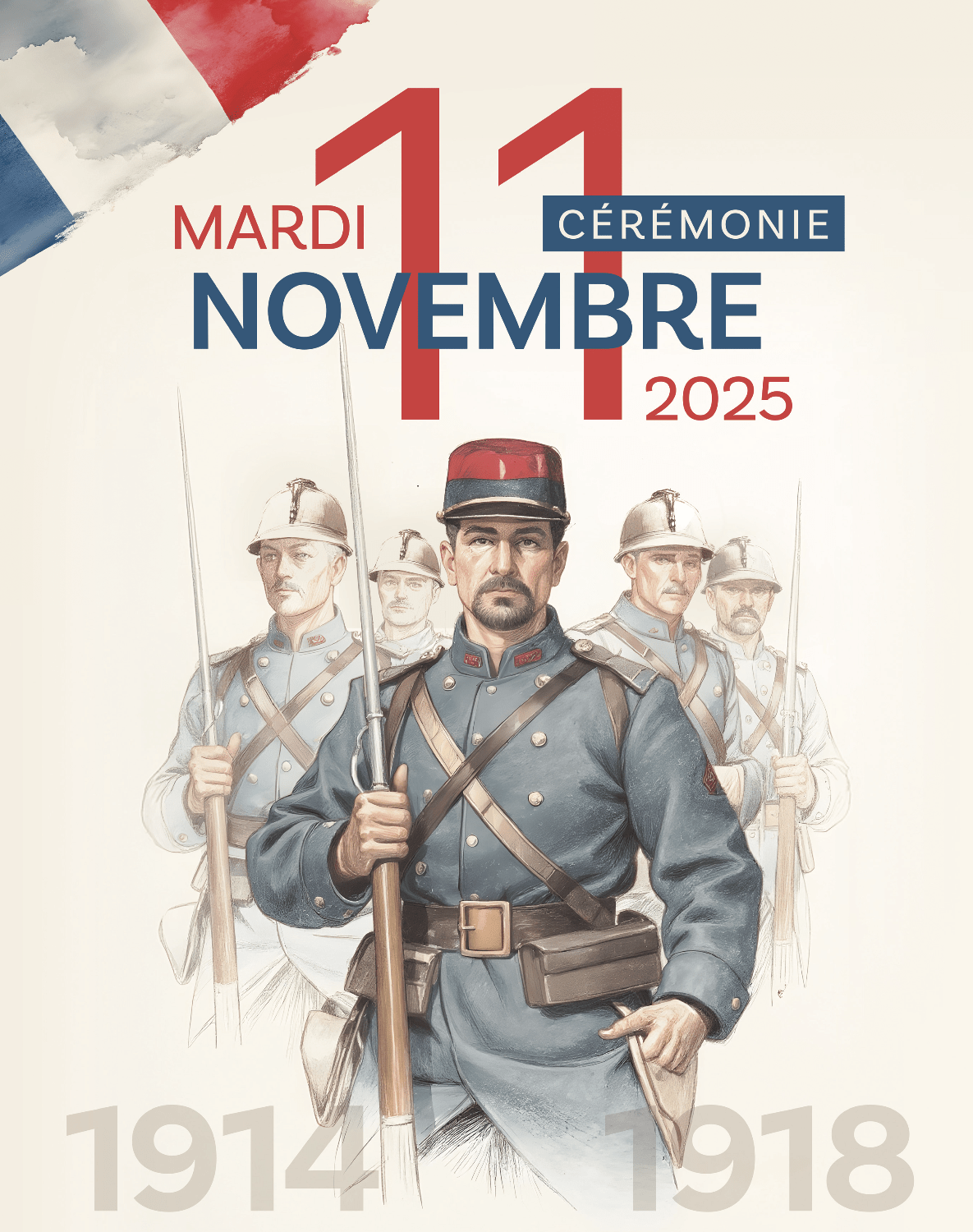 Read more about the article Cérémonie commémorative du 11 Novembre – Un devoir de mémoire